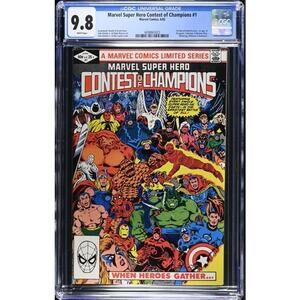 Marvel Super Hero Contest of Champions #1 CGC 9.8 WP ICONIC Marvel/1982 865023